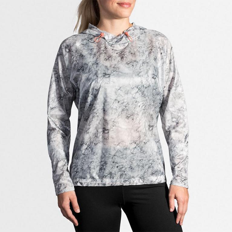 Brooks Lsd Pullover Hardloopjassen voor Dames Wit (PLQXE-7981)